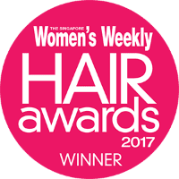 Singapore Women's Weekly Hair Awards 2017 winner